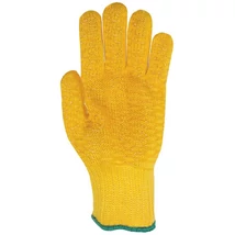 KÖTÖTT NARANCS PES/PAMUT KESZTYŰ, KÉT OLDALON PVC RÁCCSAL_10