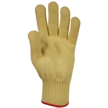 KÖTÖTT VASTAG SÁRGA KEVLAR KESZTYŰ, VÁGÁSBIZTOS, HŐÁLLÓ_7