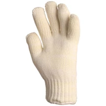 KÖTÖTT FEHÉR NOMEX KESZTYŰ, 27 CM, 350°C, PAMUT BELSŐ_10