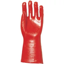 MÁRTOTT PVC KESZTYŰ, PIROS, 36CM HOSSZÚ_9