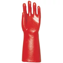 MÁRTOTT PVC KESZTYŰ, PIROS, 40CM HOSSZÚ_10