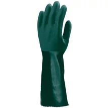 MÁRTOTT POLIMER KESZTYŰ, ZÖLD, VEGYSZERÁLLÓ, 40CM_8