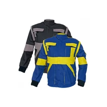 MAX kabát 260 g/m2 fekete/szürke 44